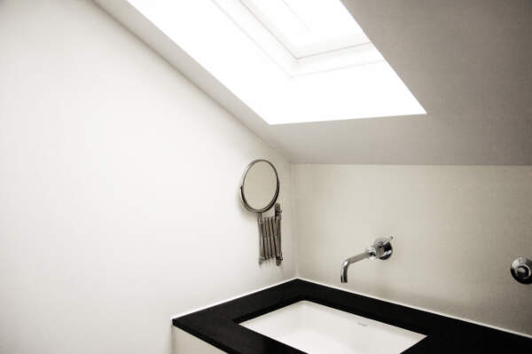 Loft Bathroom with Skylight
