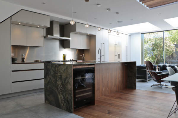 A new light filled kitchen extension.