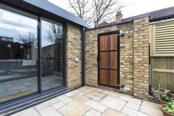 IQ sliding doors and brickwork to match existing