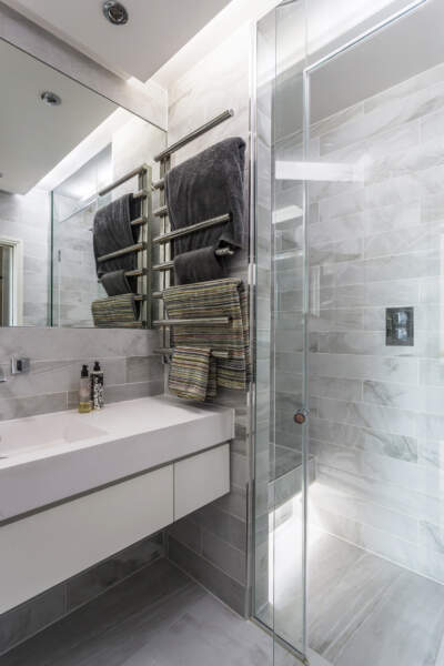 En-suite with steam room