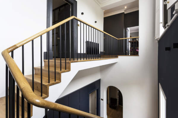 Haliford Manor Cantilevered stair