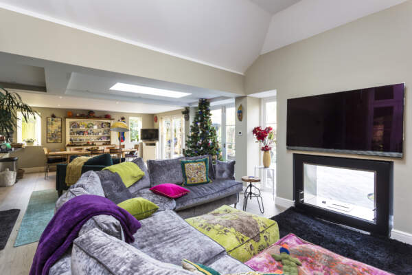 TPR glass fireplace