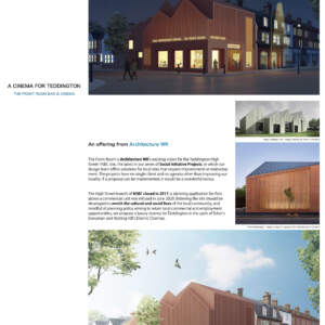 Teddington Cinema - Presentation Board 1