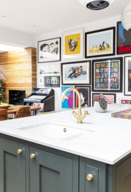 kitchen island artwork