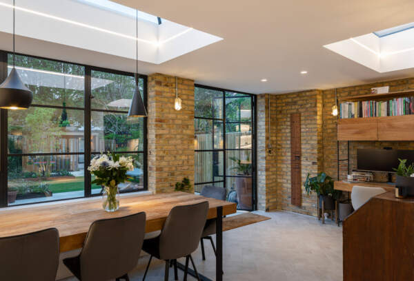 Brick Extension with Crittall Style Windows