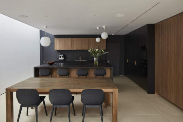 Contemporary minimal kitchen, Teddington