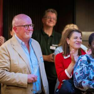 Architect and Builder at Skylarks Charity Opening event
